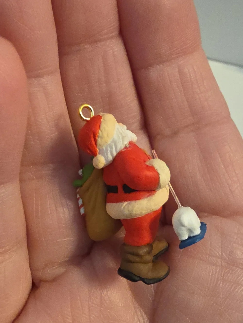 Vintage 1998 Hallmark Keepsake Centuries Of Santa Minature Christmas Ornament